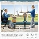 preview thumbnail 20 of 38, Standing Desk Adjustable Height, Electric Sit Stand up Desk for Home Office, Modern Rising Work Table for Computer,Workstation