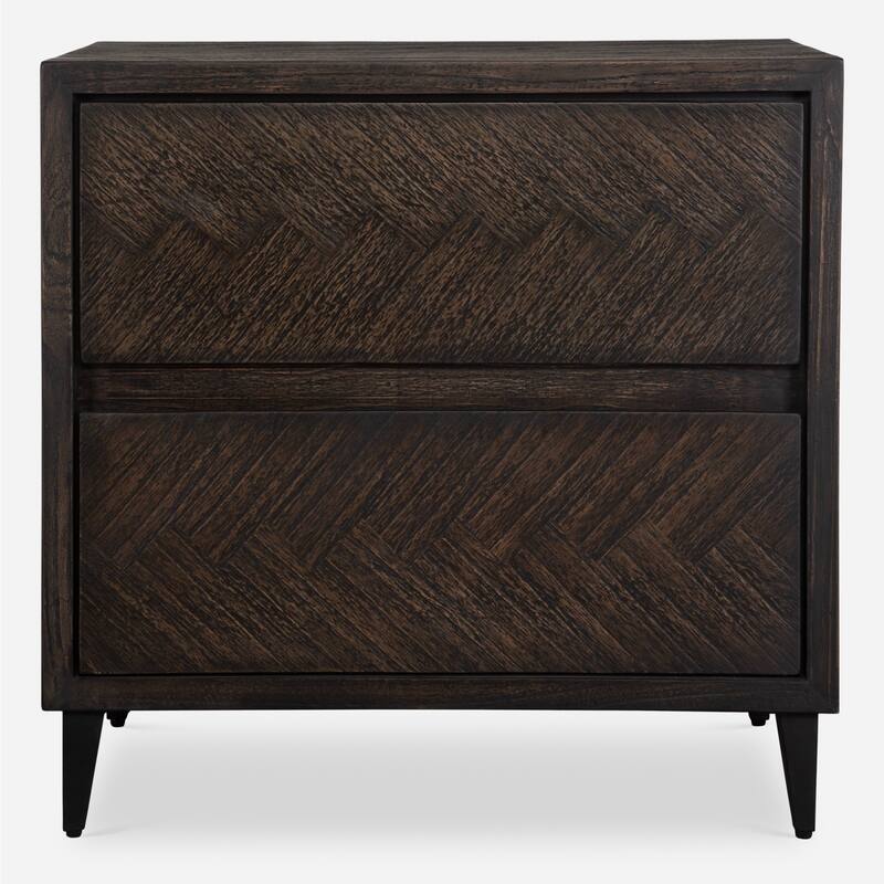 Herringbone Storage Accent Chest - 30" - Brown