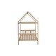 preview thumbnail 11 of 11, White Oak Rubber Wood House Bed,Twin Size Kids Bed