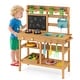 preview thumbnail 1 of 8, Gymax Kids Mud Kitchen w/Faucet Removable Sinks Chalkboard Stovetops Natural