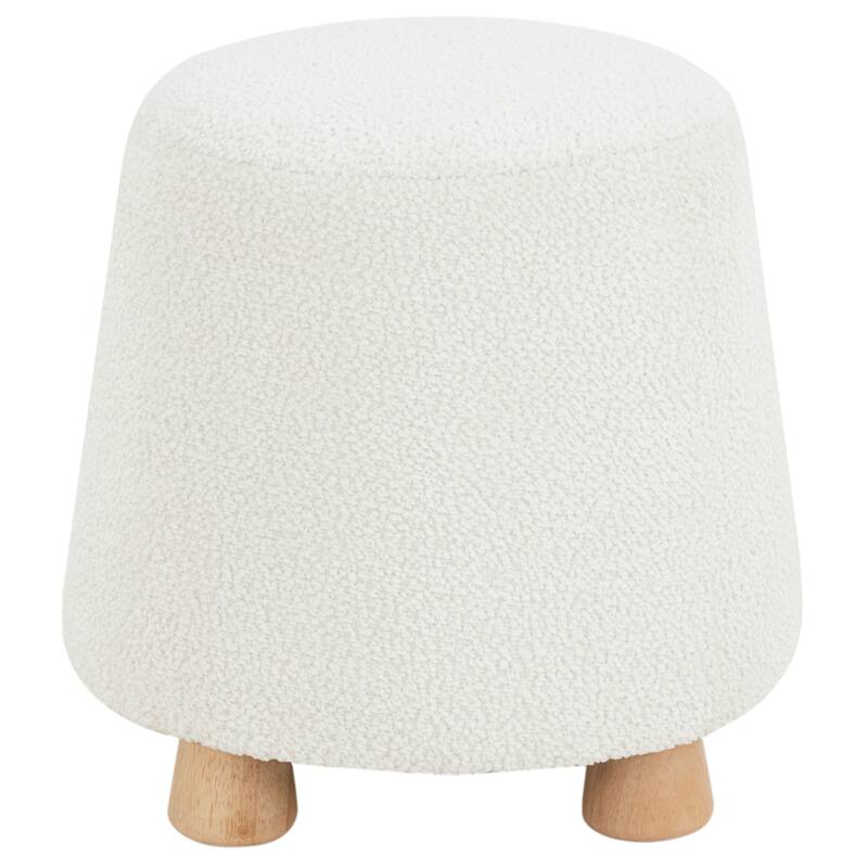 SAFAVIEH Couture Denison Round Chenille Ottoman