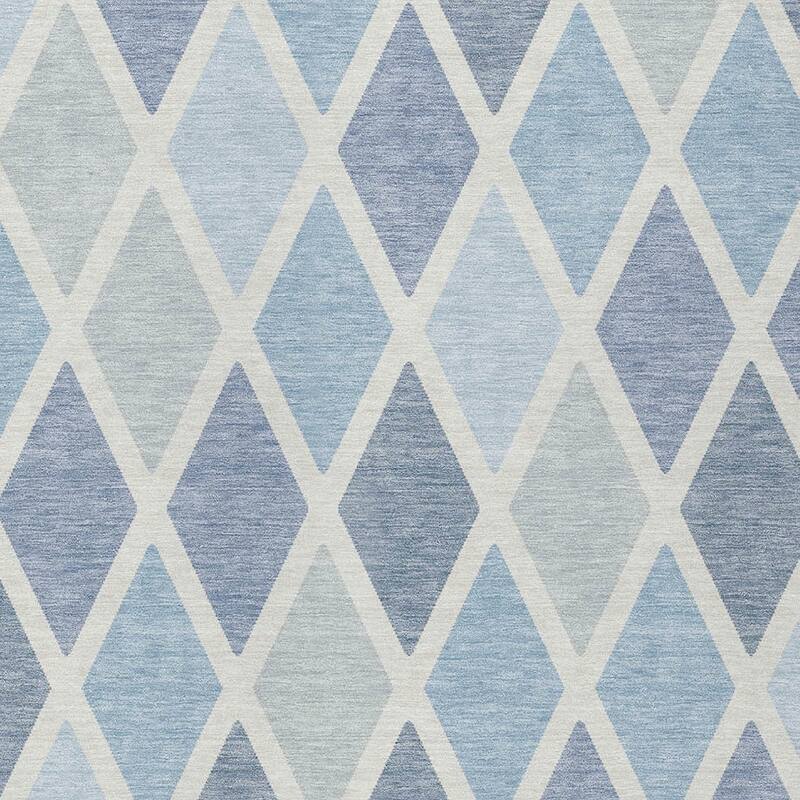HomeRoots Geometric Transitional Rectangle Outdoor Rug