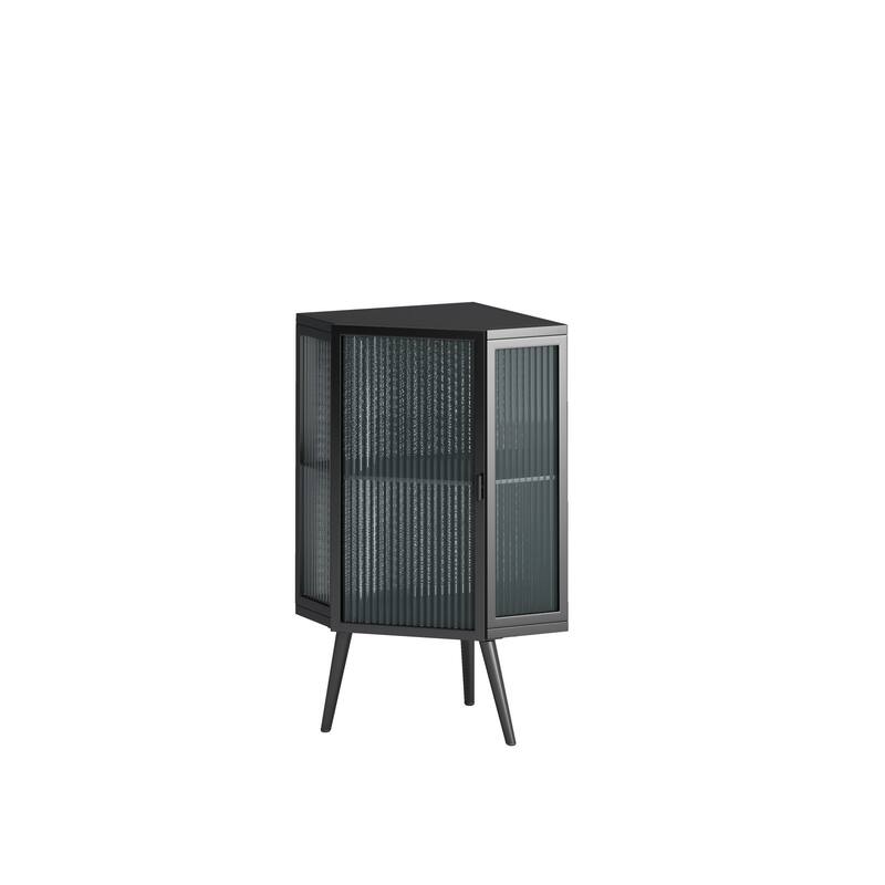 Triangular corner design bathroom cabinet