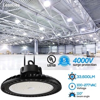 Details about   US 500W 300W 200W 100W 50W LED UFO High Low Bay Light Factory Warehouse Lighting 