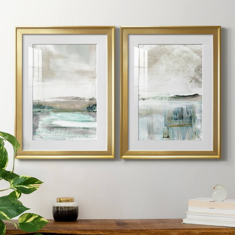 Summer Teal I Premium Framed Print - Ready to Hang