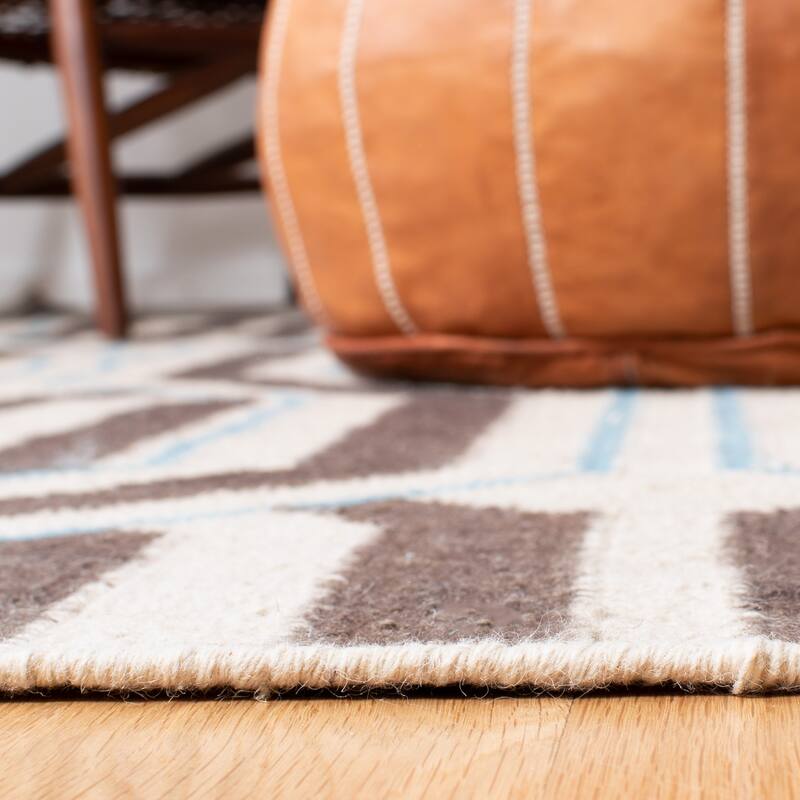 SAFAVIEH Handmade Flatweave Dhurries Najah Modern Moroccan Wool Rug
