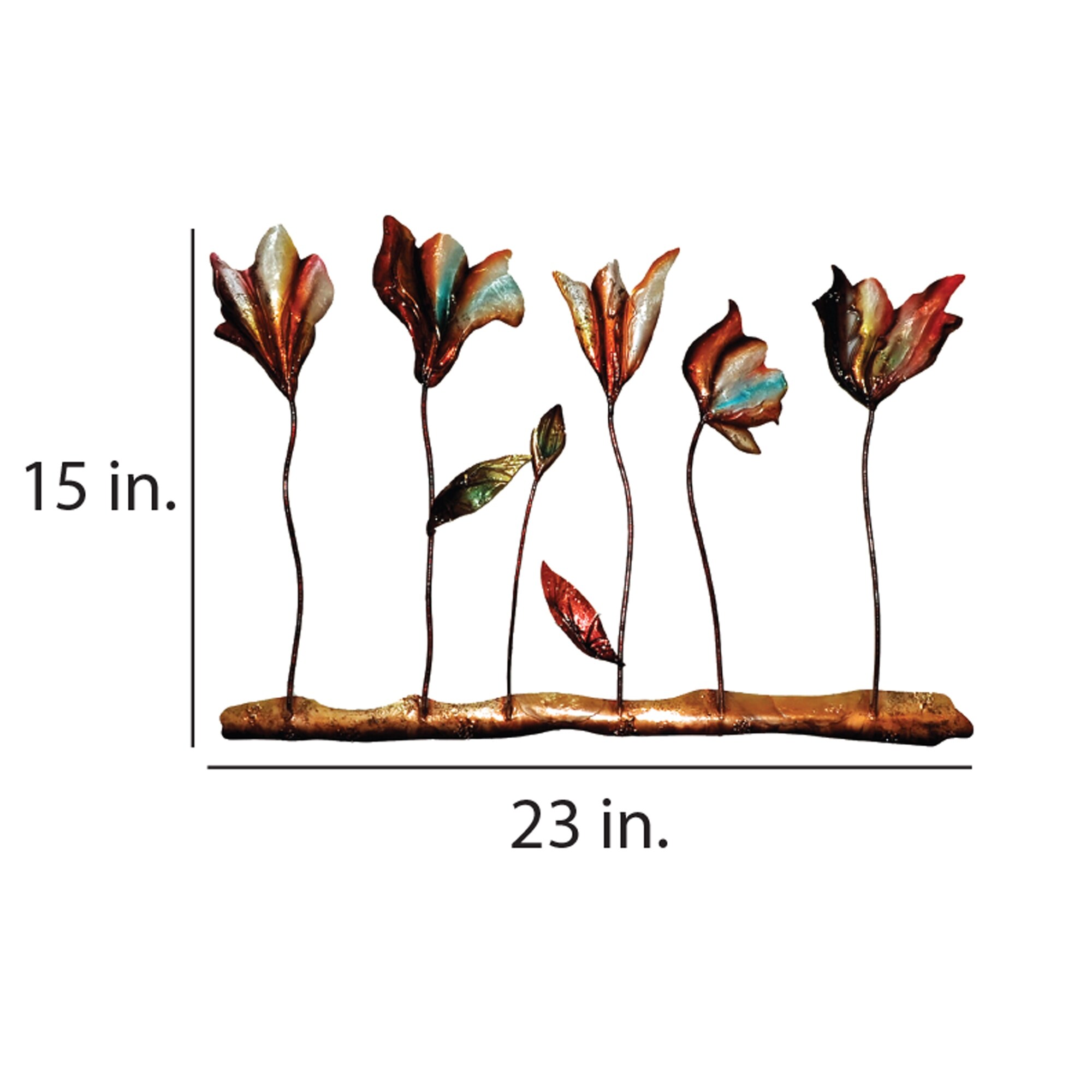 Shop Handmade Five Flower Wall Decor Overstock 11669072
