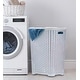 preview thumbnail 1 of 23, Superio Plastic Wicker Laundry Hamper with Lid Large Capacity - Capacity: 60l