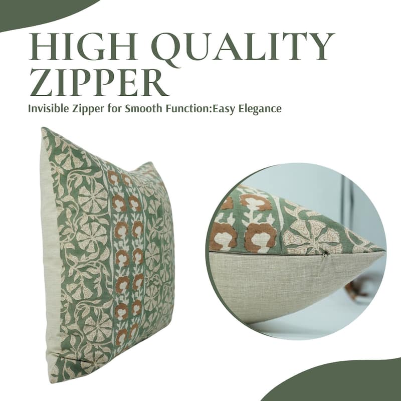 Bohemian Hand Block print Cushion Cover- RAJAT