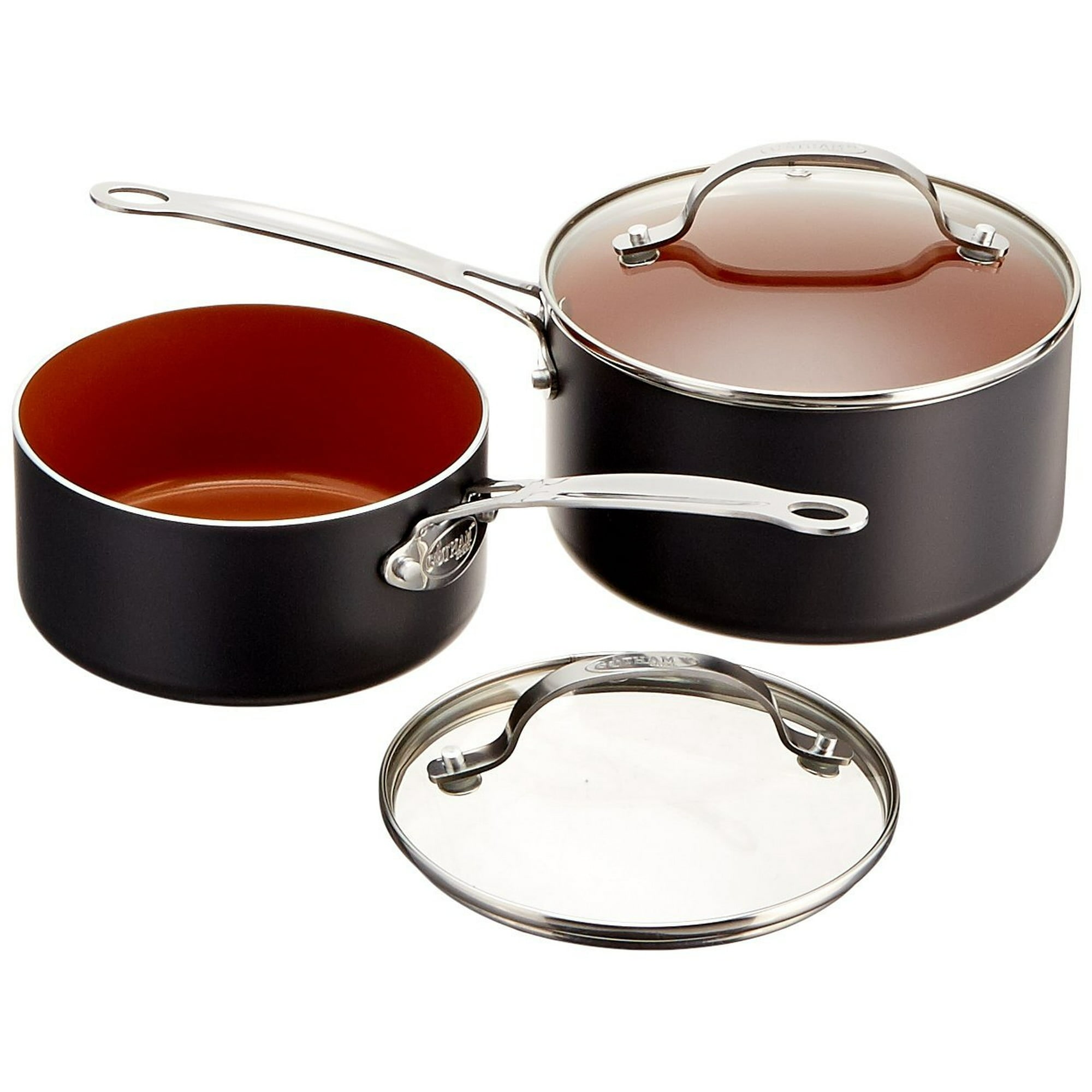 10 Piece Nonstick Cookware set with Titanium Copper and Ceramic Coating -  On Sale - Bed Bath & Beyond - 37503827