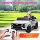preview thumbnail 3 of 8, Licensed Cadillac Escalade Ride-On Car with Dual Control, Suspension & Extended Run-Time - White