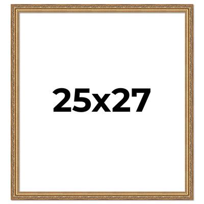 25x27 Frame Red Solid Wood Picture Frame Width 1.75 Inches | Interior Frame Depth 1 13/16 Inches