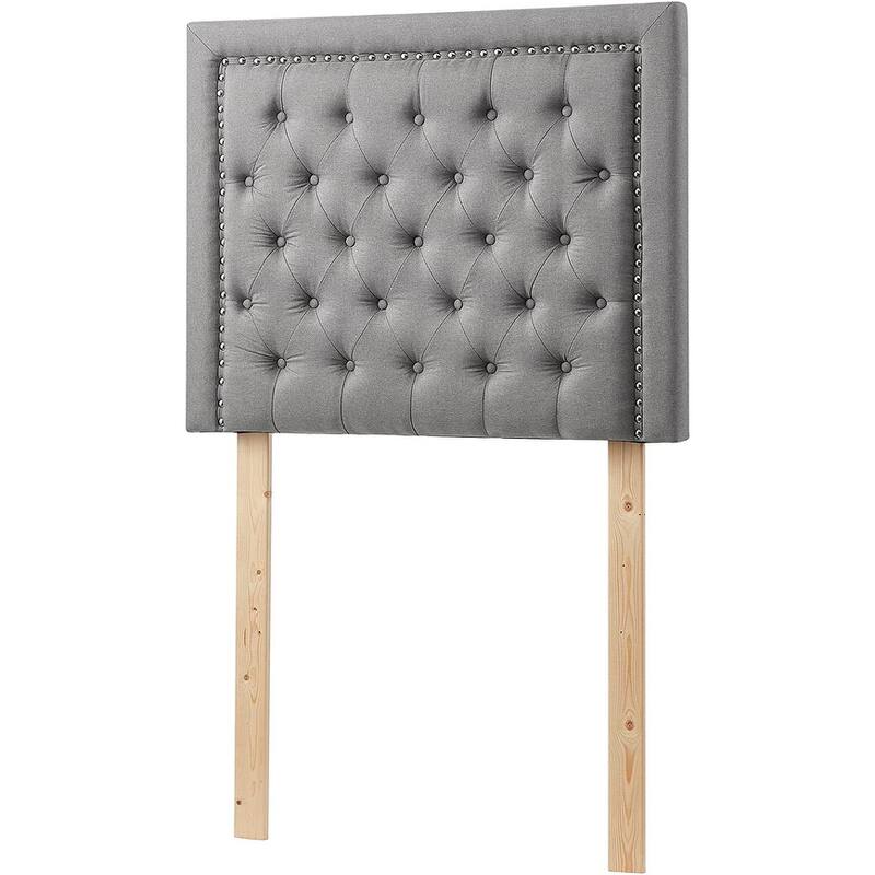 Tavira Allure® College Dorm Headboard with Legs - Tufted Rivet by DormCo
