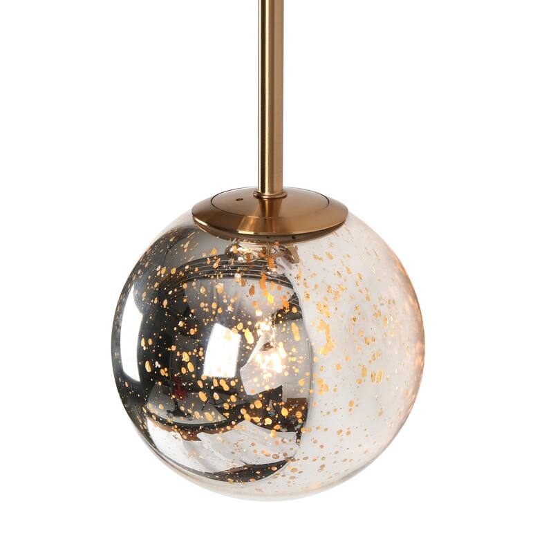Bola Modern Gold 3-Light Chandelier Orb Glass Vanity Lights Wall Sconces