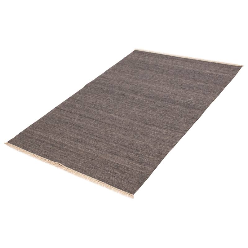 Boho Grey Kilim 4'11" x 7'11" - 4'11 x 7'11