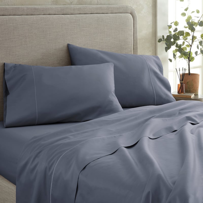 Organic Cotton Sateen Bed Sheets - 300 Thread Count