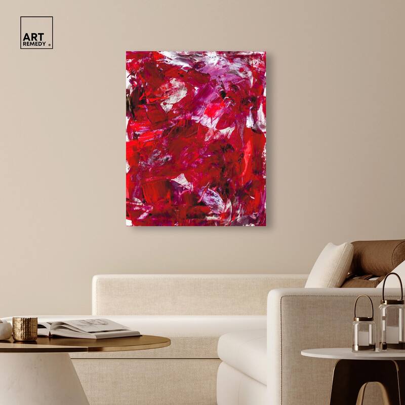 Eruption of Red II Canvas by Art Remedy, Gallery Wrapped