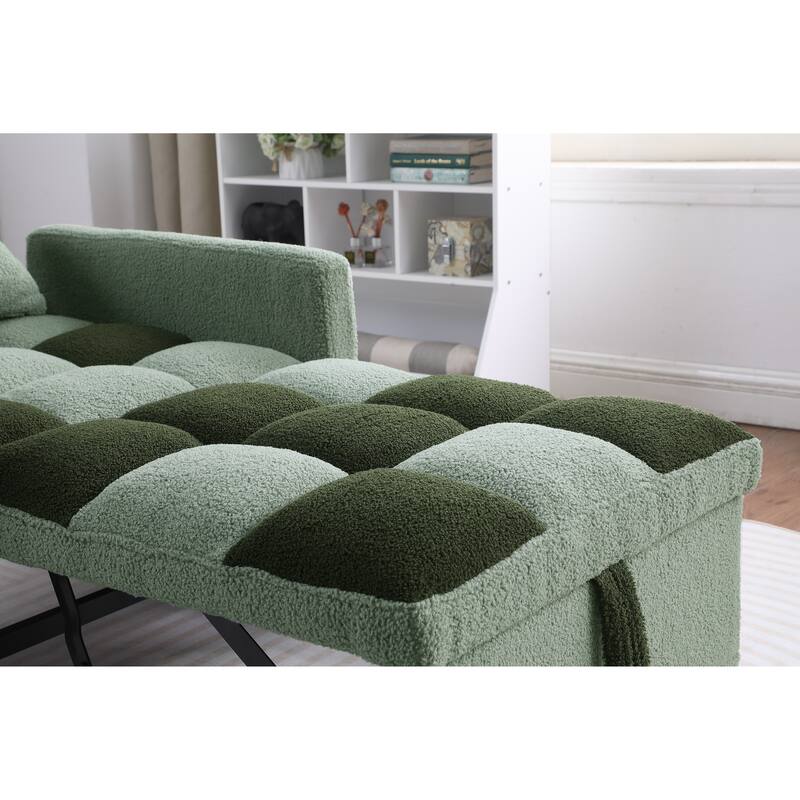 Convertible Sleeper Sofa Chair Bed with Pillow