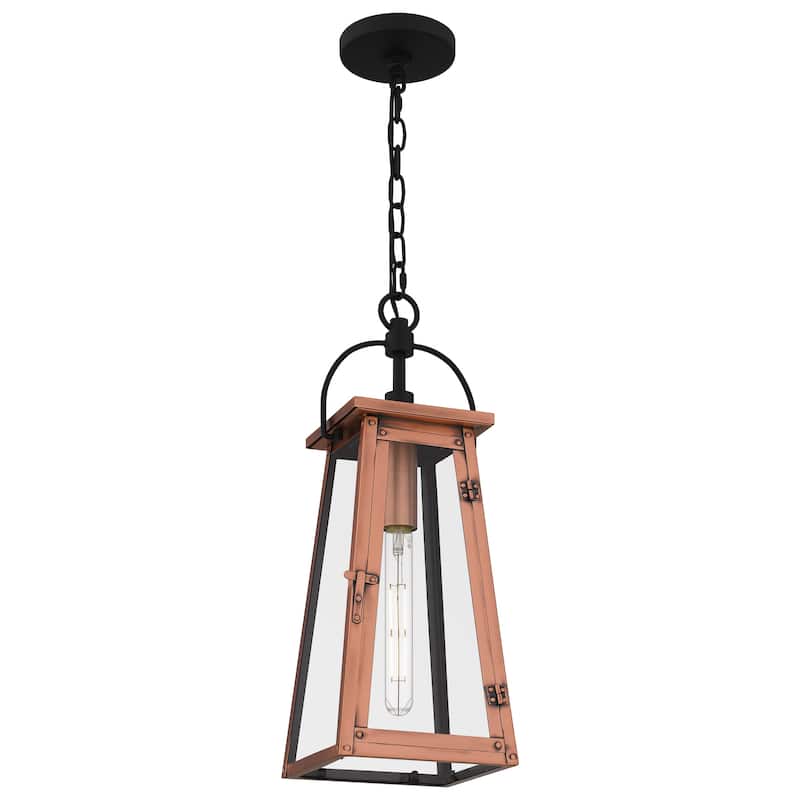 Carolina 1-Light Aged Copper Mini Pendant Light