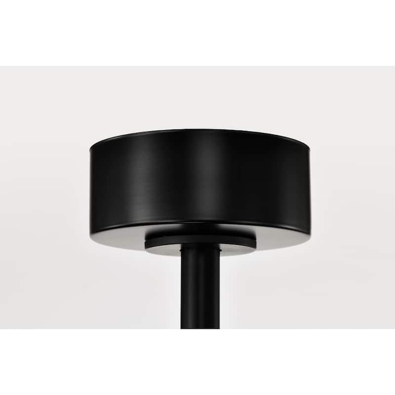 Tariq 52-inch Solid Wood and Metal Lighted Ceiling Fan with LED Lighting