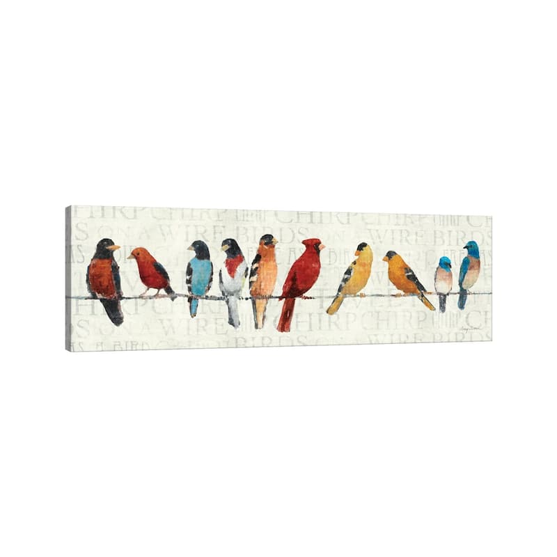 iCanvas "The Usual Suspects - Birds on a Wire" by Avery Tillmon Canvas Print