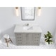 preview thumbnail 89 of 161, Willow Collection 48 in W x 22 in D x 36 in H Boston Single Bowl Sink Bathroom Vanity with Countertop