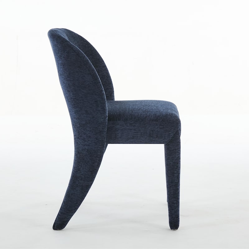 Metal Legs Dining Chair,Cushion Is Comfortable,Design Is Simple