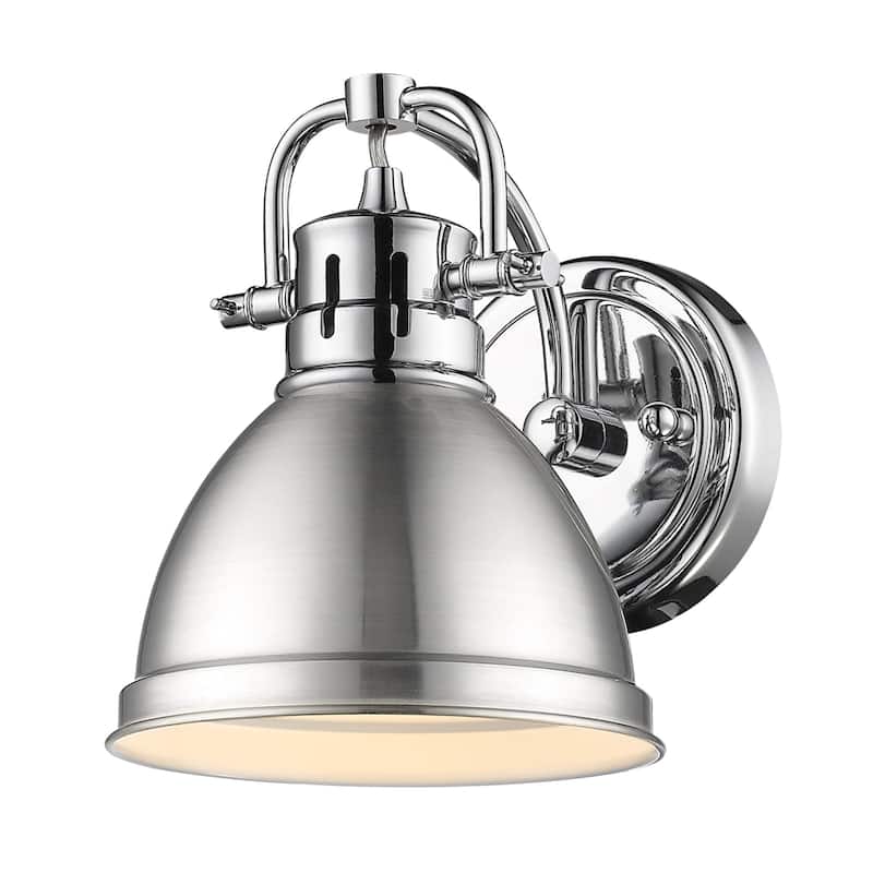 Duncan 1-light Bath Vanity - Chrome with Pewter