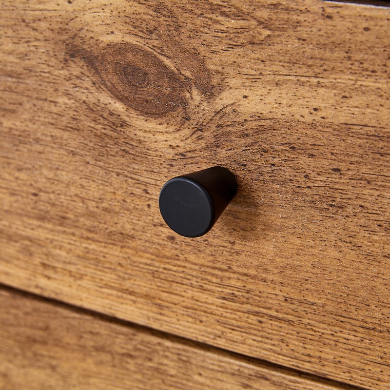 Double-Drawer Bedside Table:The Board Surface Is Mdf With White Grain Sticker,And Both Sides Are Transparent Tempered Glass