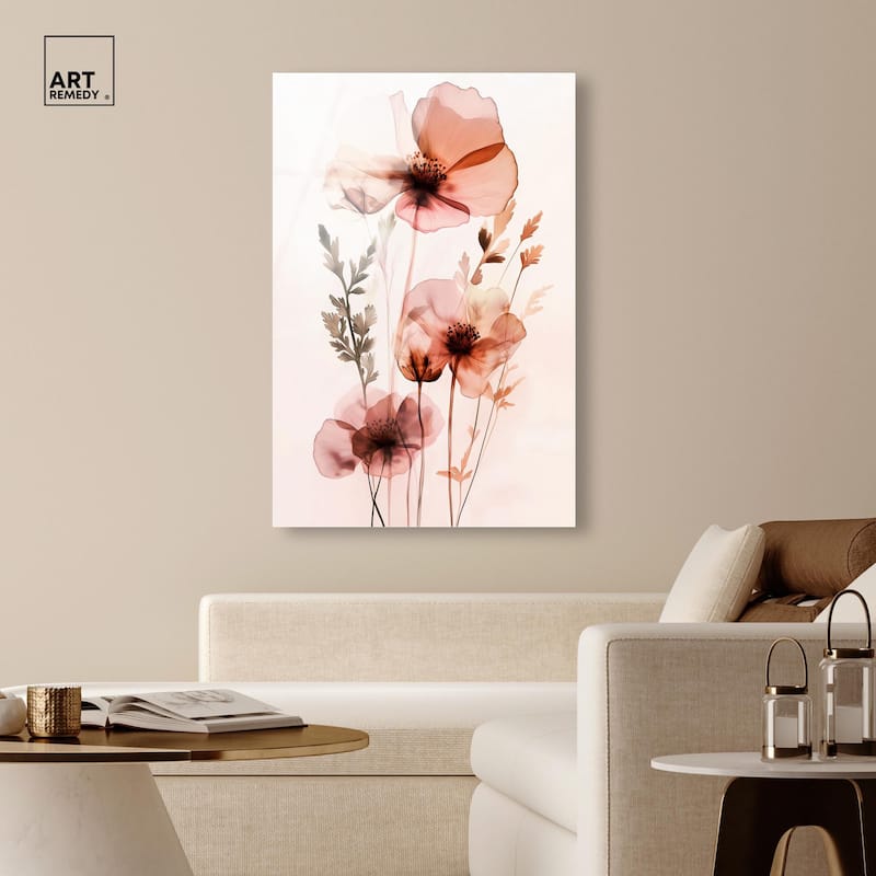 Petal Dye II Acrylic by Art Remedy, Ready to Hang