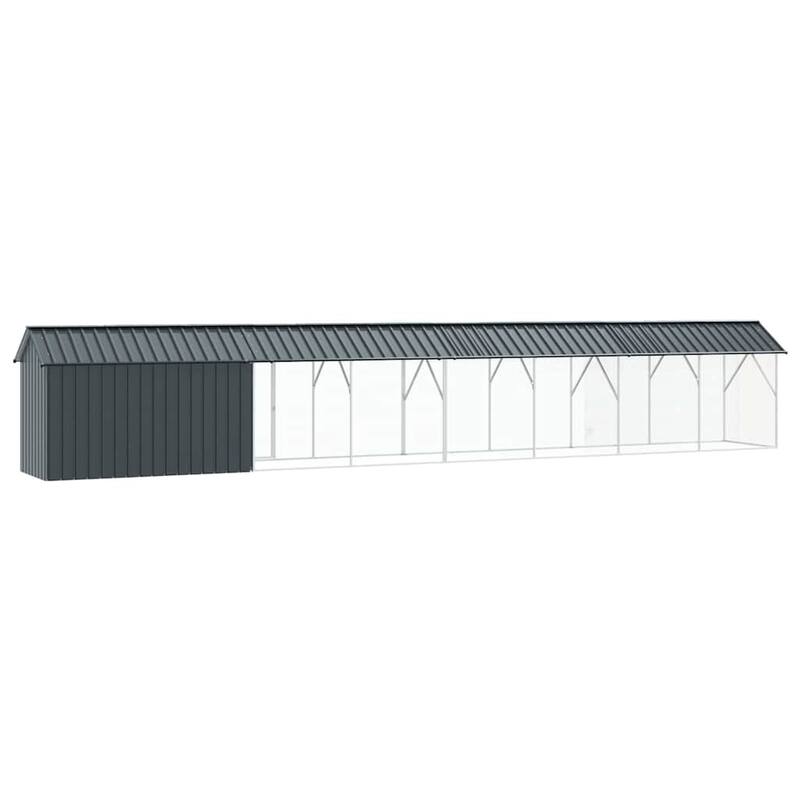vidaXL Bird Cage Anthracite Galvanized steel