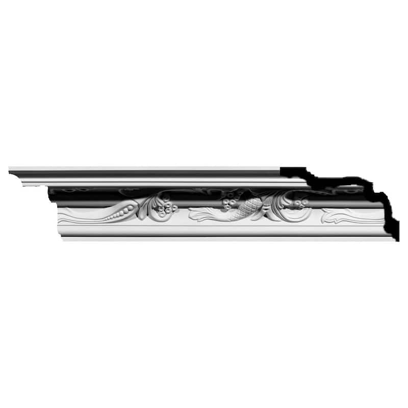 Piedmont Moulding - 4 1/2"H x 7 1/4"P x 8 1/2"F x 94 1/2"L - 4 1/2"H x 7 1/4"P x 8 1/2"F x 94 1/2"L
