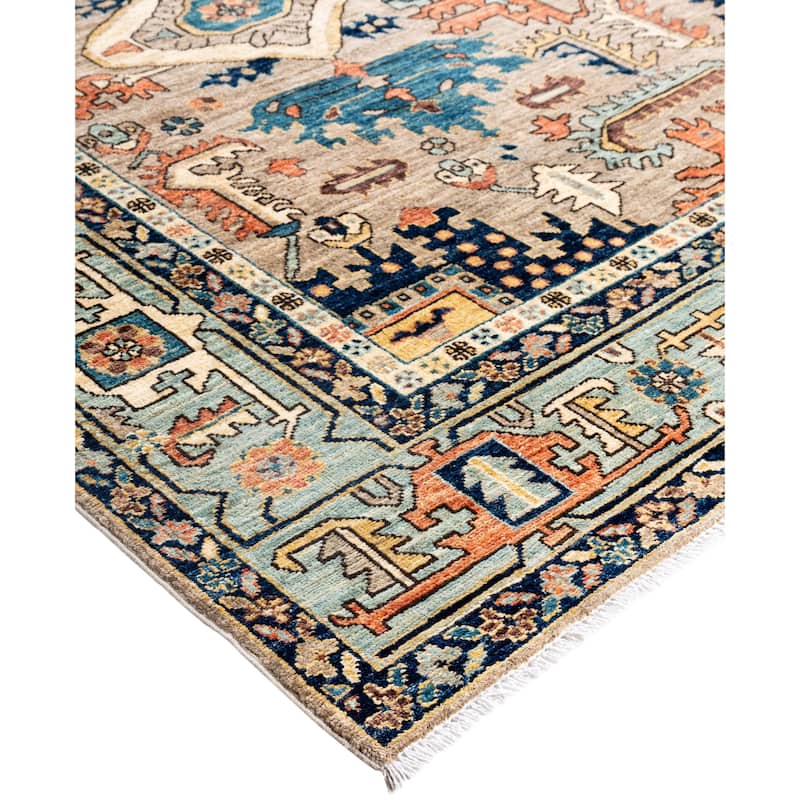 Serapi One-of-a-Kind Hand-Knotted Area Rug - Beige - 8' 0" x 9' 11"