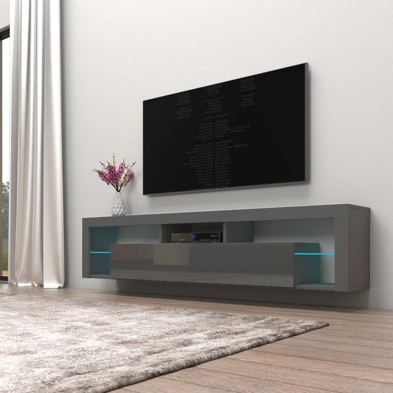 Milano 200 Wall Mounted Floating 79-inch TV Stand