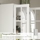 preview thumbnail 95 of 98, Modular Glass Doors Display Cabinet Combo Bookcase Home Office Pantry