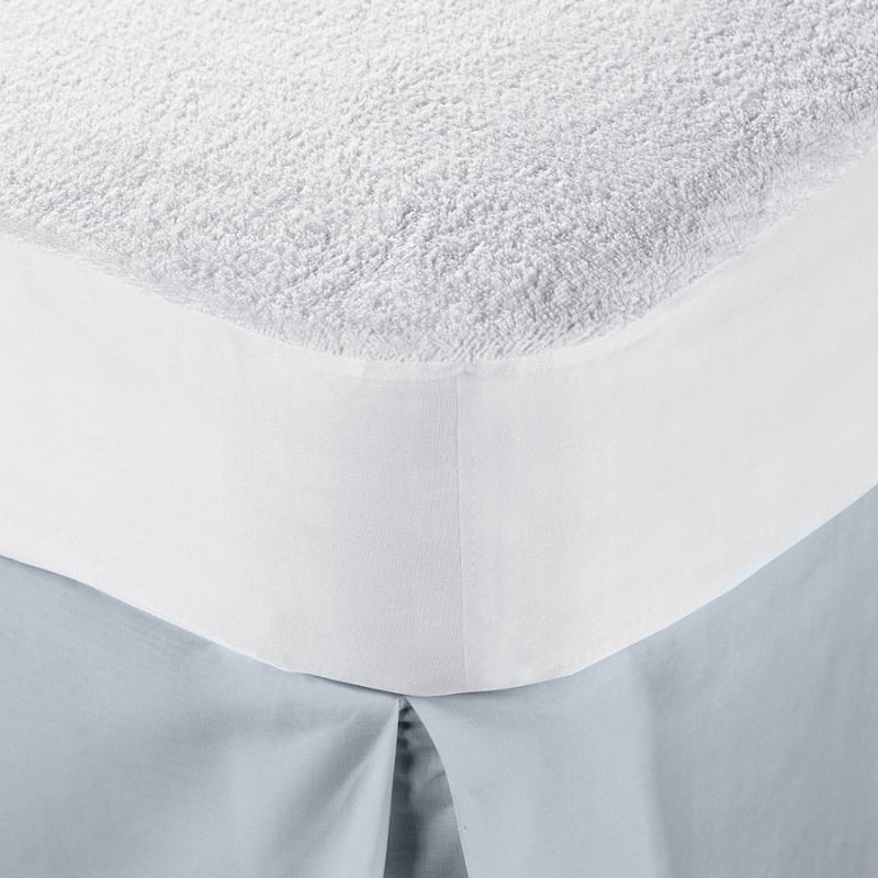 Superior Hinsdale Hypoallergenic Cotton Waterproof Mattress Protector - White