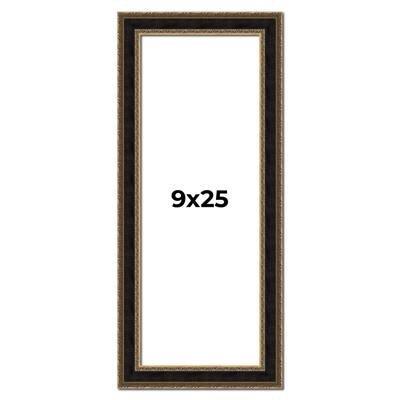 9x25 Frame Gold Antique Vintage Sold Wood Picture Frame | 1.75 Inch