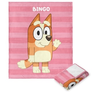 Bluey Roll Call Bingo Silk Touch Throw Blanket
