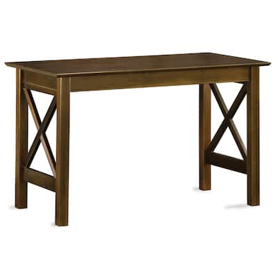 Walnut Writing Desk - Baroque Design, Home Office Desk, 60 Inch Wide, Solid Wood Desk, Functional Workstation