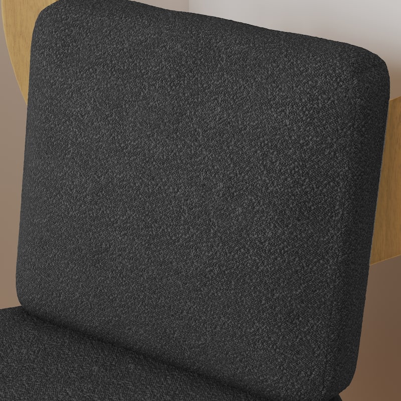 Corvus Dover Teddy Fabric Swivel Accent Chair 1pc