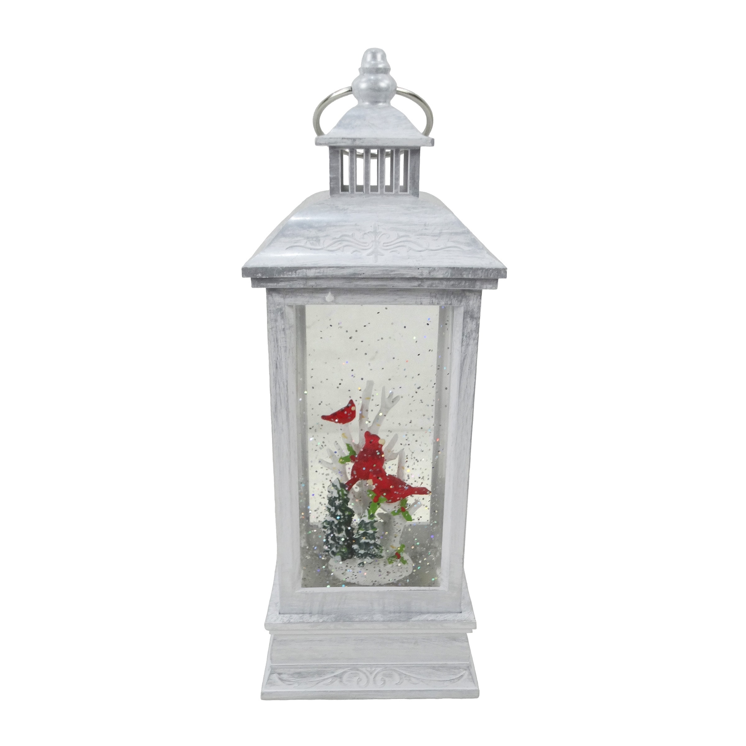Cardinal Snowglobe with LED and Music