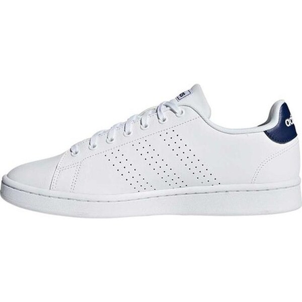 Shop adidas Men's Advantage Sneaker White/White/Dark Blue ... Shop adidas Men's Advantage Sneaker White/White/Dark Blue ...