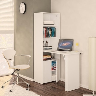 Boahaus Multipurpose Cabinet with Desk, White