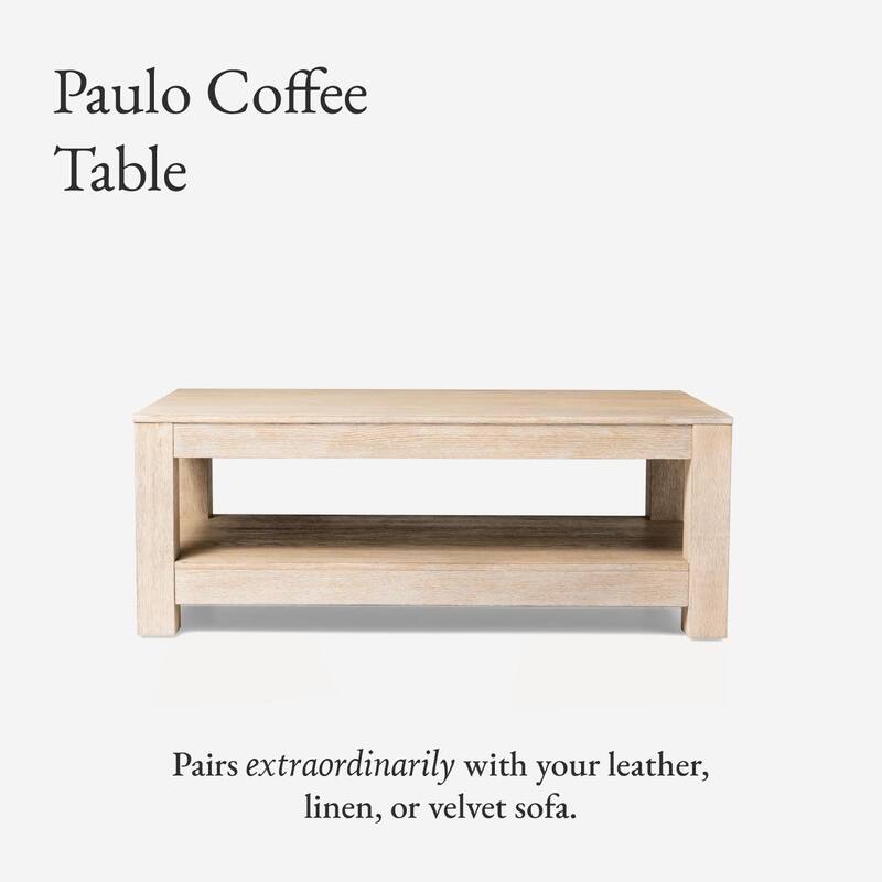 Maven Lane Paulo Wooden Coffee Table