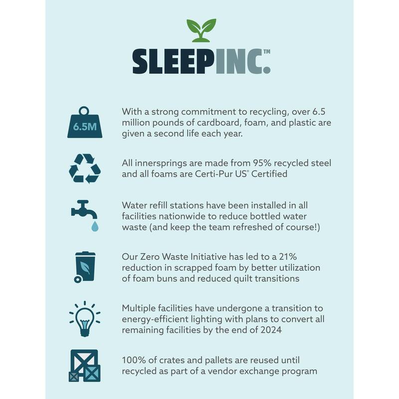 Sleep Inc. Sleep Solutions 10" Plush Memory Foam Mattress