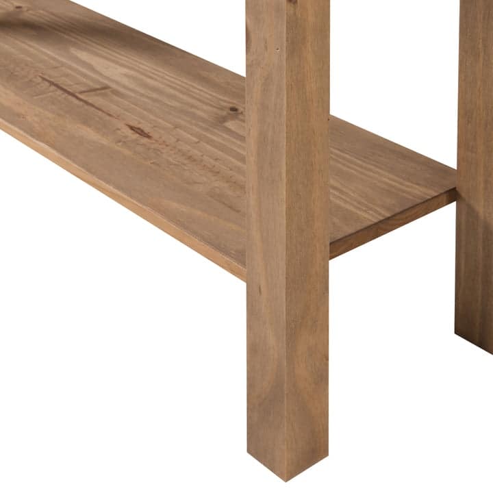 Wood Hall Table Console 2 Drawers Corona | Furniture Dash - N/A