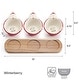 preview thumbnail 5 of 3, Pfaltzgraff Winterberry Santa Dip Bowl and Tray Set, 10 Inch