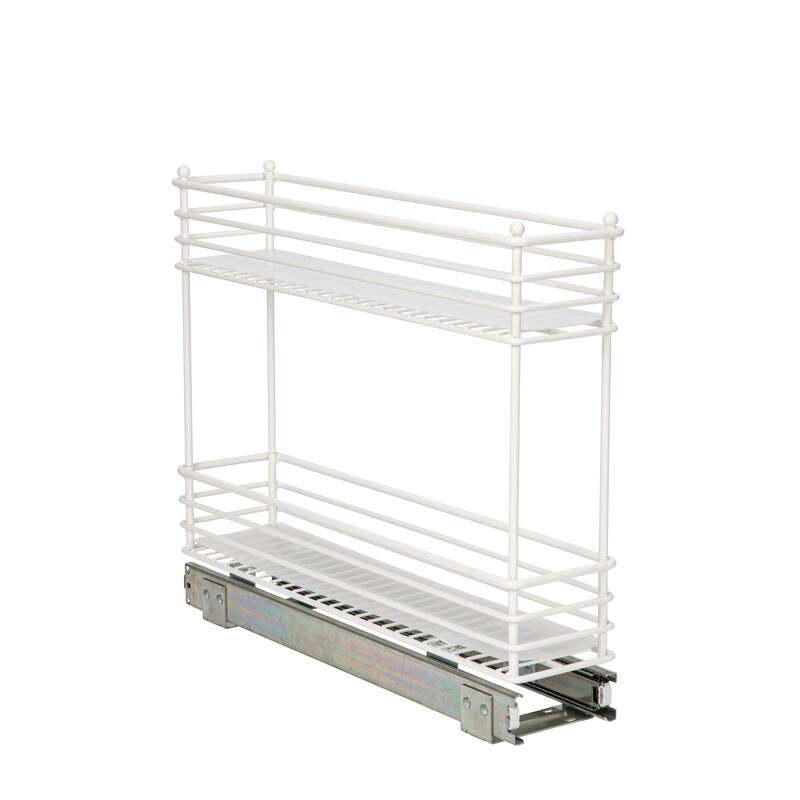 Household Essentials Narrow Two Sliding Cabinet Organizer