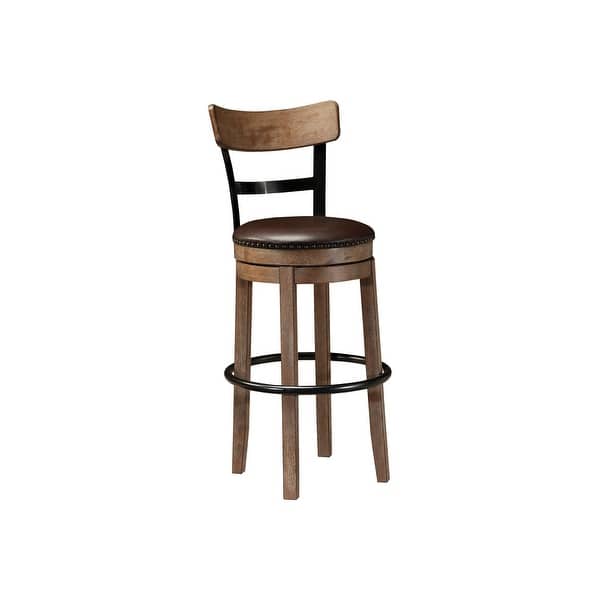 Signature Design by Ashley Sircar Industrial Swivel Bar Stool 19.5" W