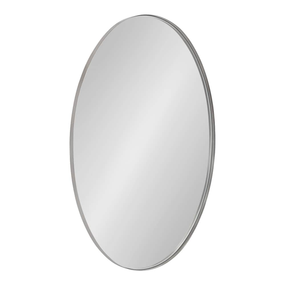 Kate and Laurel Rollo Oval Framed Wall Mirror